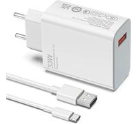 Cmjaagur-Chargeur Pour Xiaomi¿33w Usb C Chargeur Rapide Pour Xiaomi Mi 13 Mi 12 Mi12pro Mi11 11 Ultra Mi11 Lite Mi 10 Note 12 12 S 11 11 Pro 10 10 Pro Poco X4 X3 F4 G Adaptateur Turbocharge[M120]