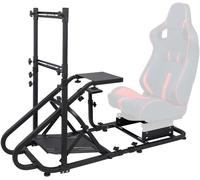 Cmjaagur-Cockpit Simulation Avec Support D'écran (Excl. Siège Sport), Noir[M2101]
