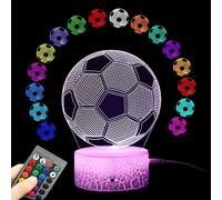 Cmjaagur-Dds/Sky Blue Veilleuse Led Illusion 3d Football Projecteur Lampe Acrylique Multicolore Cadeau D'anniversaire Dimmable 16 Couleurs Changement Télécommande Décoration Chambre[M2258]
