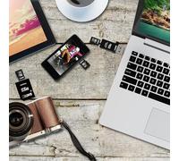 CMJAAGUR-Ecmsdm256Gxc10Gp - Carte Microsd - Classe 10 - Gamme Elite Gold - Uhs-I U1 - Avec Adaptateur Performance - Vitesse De Lecture Jusqu'À 90Mb/S -Noir/Or - 256Gb[M626]