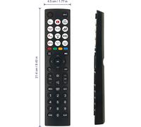 CMJAAGUR-En2N36H Replacement Remote Control Suitable For H Nse Vidaa Smart Tv 43A7Kq 43A6K 65U6Kq 43A6Ktuk 43E78Kqtuk 50E78Kqtuk 55A6Ktuk 55A7Kqtuk 50A7Kqtuk Ohne Sprachfunktion[M1197]