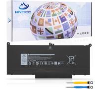 CMJAAGUR-F3Ygt Laptop Batterie Compatible Avec Dell Latitude 12 7000 7280 7290 Latitude 7380 7390 7480 7490 E7480 E7280 Notebook 0F3Ygt Dm3Wc Dm6Wc 0Dm3Wc 2X39G Kg7Vf V4940 451-Bbye 7.6V 60W[M2101]
