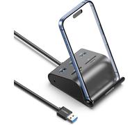 CMJAAGUR-Hub Usb 3.0 Multifonctionnel Avec Lecteur De Carte Sd Tf Ms M2 Et 3 Data Ports Type A Câble 1M[M1018]