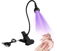 Cmjaagur-Lampe Uv Ongles Gel, 5w Lampe De Polymérisation De Colle Pour Gel Pose Américaine Avec Tête Ajustable, Lampe Uv Ongles Gel Portable, Pour Colles Ongles En Gel[M2]