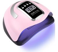 Cmjaagur-Lampe Uv Ongles Gel Led, 280w 66 Perles Pour Vernis, Machine Pour Avec 4 Minuteries, Lampes De Polymérisation À Affichage Visuel Led, Outils, Coupe Et Polis Pour Manucure Et Pédicur[M25]