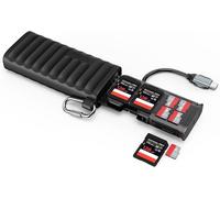 CMJAAGUR-° Lecteur De Carte Sd Usb 3.1 312 Mo/S, Lecteur De Carte Sd Haute Vitesse Adaptateur Micro Sd Usb C, Mémoire Double Slot Type-C, Prend En Charge Les Cartes Sd/Tf Pour Appareils Phot[M1020]