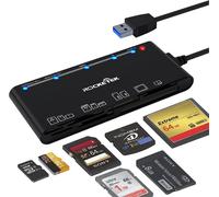 CMJAAGUR-Lecteur De Carte Usb 3.0, 7 En 1 Lecteur De Carte Mémoire,Usb 3.0 (5Gbps) Haute Vitesse /Sd/Tf/Xd/Ms/Micro Sd Card Solt All In One Card Reader Pour Windows Xp/Vista/Mac Os/Linux,Etc[M96]