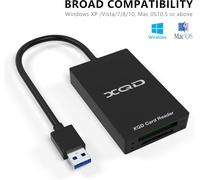 CMJAAGUR-Lecteur De Carte Xqd Sd - Usb 3.0 Lecteur De Carte Mémoire À Double Emplacement, 5 Gpbs, Super Speed, Pour G/M Series, Lexar 2933X/1400X Usb Mark Xqd, Carte Sd Pour Windows/Mac Os[M185]