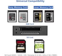 CMJAAGUR-Lecteur De Carte Xqd Usb3.0 - Compatible G/M, Lexar 2933X/1400X Et Cartes Sd - Pour Windows/Mac Os[M531]