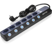CMJAAGUR-Multipr Parafoudre 6 Pr S Avec 4 Usb Multiples A 900J Protection Surtension Et Protection Contre La Foudre Montage Mural 3600 W[M970]