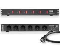 CMJAAGUR-Multipr Parafoudre 9 Pr S 1U Rack Rack 19¿ 1U ¿ Pdu Électrique 15A Avec Filtre Anti-Bruit, Disjoncteur, Châssis Acier, Câble 1,8 M ¿ Protection Appareils Audio/Vidéo & Informatique[M560]