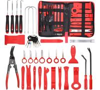 Cmjaagur-Outils De Démontage De Garnitures Trousse, 39 Outil De Suppression De Radio Audio, Outils De Démontage De Garnitures Pour Panneau Accessoires Porte Autoradio Tableau De Bord De Voiture ([M313
