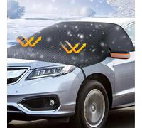 Cmjaagur-Protege Pare Br Givre, Protection Pare Br Hiver, Couverture Pare Br Voiture Mit Magnétique,Universelle Accessoire Voiture Pour Bache Voiture Anti Givre Et Neige Soleil Protection Uv[M1883]