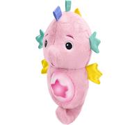 Cmjaagur-Sea Dreams Peluche Veilleuse Hippocampe Avec Bruit Blanc ¿ Sons Apaisants Océan, Lumières Douces, Technologie Cry-Activée, 0+ Mois, Rose[M443]