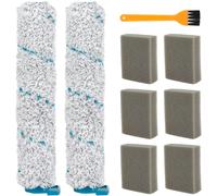 CMJAAGUR-Set D'Accessoires Pour Leifheit Battery Suction Wiper Regulus Aqua Powervac Wet Vacuum Cleaner, Pack De 2 Rouleaux En Microfibre Pour Leifheit + 6 Filtres Éponge[M675]