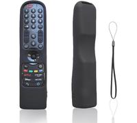 CMJAAGUR-Silicone Remote Control Cover, For Lg Qned Smart Tv Mr21Ga/Mr21Gc/Mr22Gn/Mr23Gn/Mr24Ga/Mr24Gn, Protective Cover For Lg Remote Control 2022/2023/2024 Magic, Non-Slip, Robust, Black[M1294]