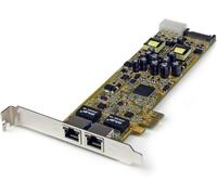 CMJAAGUR-Startech.Com Carte Réseau Pci Express 2 Ports Gigabit Ethernet Rj45 10/100/1000Mbps - Poe/Pse (St2000Pexpse)[M1354]