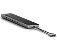 CMJAAGUR-Station D'Accueil Et Support Double Usb C, Docking Station Avec 2X Hdmi 4K, Port D'Affichage, Ports De Données Usb-C Et Usb-A, Ethernet, Boîtier Ssd Sata Et Nvme, Pour Macbook Et Wi[M266]