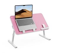 CMJAAGUR-Table De Lit Pliable Pour Ordinateur Portable Réglable En Hauteur 5 Positions Pour Canapé, Sol, Travail, Étude, Lecture, Nourriture, Convient Pour Ordinateur Portable Jusqu'À 17"" (5[M1355]
