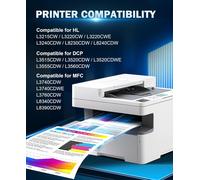 CMJAAGUR-Toner Tn248Xl Tn248 Compatible Pour Brother Tn-248Xl Tn248Xl Pour Brother Dcp-L3560Cdw Mfc-L8390Cdw Mfc-L3760Cdw Hl-L3240Cdw Mfc-L3740Cdwe Dcp-L3520Cdwe Hl-L8240Cdw Tn248Cmyk Tn248 [M97]