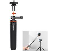 CMJAAGUR-Trépied Extensible Selfie Stick Pour Dji Osmo Pocket 3 / Action 4 Longueur Tige Dextension Réglable Avec Cardan Pour Insta360 One X3 / X2 Support De Base Pour Caméra Daction[M2115]