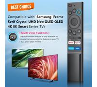 CMJAAGUR-Universal Remote Control For Samsung Smart Tv, Compatible With All Samsung Frame Serif Crystal Uhd Neo Qled Oled 4K 8K Smart Screens[M1674]