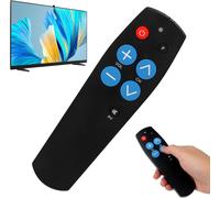 CMJAAGUR-Universal Remote Control, Universal Tv Remote Control With Big Buttons, Easy To Use And Setup, Remote Control For Elderly, Works Tv Cable Tv Ir Devices[M384]