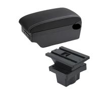 CMJAHU Accoudoir central de voiture avec chargement USB, boîte de rangement for Skoda Octavia A5 Yeti Mk2(C white line 7USB)