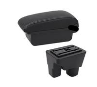 CMJAHU Accoudoir central for Chevrolet Onix, boîte de rangement for voiture, rénovation intérieure avec port USB, accessoires de voiture(A white line No USB)