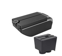 CMJAHU Accoudoir de voiture for V-W Polo 9N 3 2002 - 2009, boîte de rangement for Console centrale intérieure, accessoire de Modification avec porte-gobelets(B2 Black line 7 usb)
