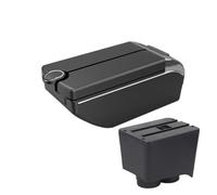 CMJAHU Accoudoir de voiture for V-W Polo 9N 3 2002 - 2009, boîte de rangement for Console centrale intérieure, accessoire de Modification avec porte-gobelets(B3 white line 7 usb)