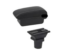 CMJAHU Accoudoir for Chevrolet Onix, boîte for Chevrolet JOY, boîte for accoudoir de voiture, accessoires de voiture de chargement USB de rénovation interne(A white line No USB)