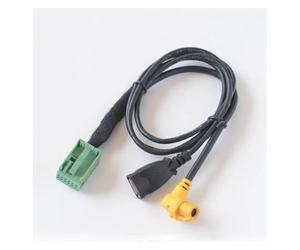CMJAHU Adaptateur de Prise d'entrée USB MMI 3G AMI for Voiture Audi A6 A4 Q5 Q7