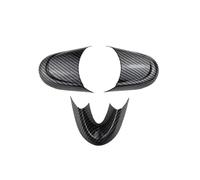 CMJAHU Autocollants de Cadre de Volant de Voiture en Fibre de Carbone, Accessoires de Garniture, adaptés à la BMW Mini Cooper F54 F55 F56 F57 F60(Style C)