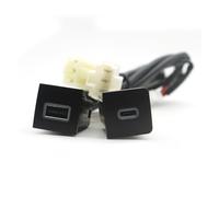 CMJAHU Chargeur Rapide for Voiture VW Golf 5 et VW Golf 6, Double Port USB PD QC3.0, Adaptateur d'interface de Prise téléphonique, Chargeur Rapide