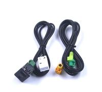 CMJAHU Compatible avec VW Passat B6 B7 RCD310 RCD510 Golf MK5 MK6 : Prise et câble USB + AUX.