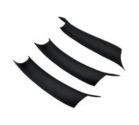 CMJAHU Convient for BMW X5 F15 X6 F16 2014-2018 LHD RHD Ensemble de 3 pièces Poignée latérale de porte intérieure de voiture Accoudoir Garniture de traction Accessoires noir carbone(Black RHD 3 Pcs)
