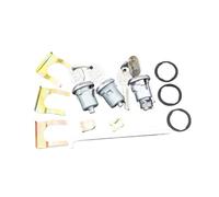 CMJAHU Convient for Chevrolet Buick GMC Cadillac Pontiac Oldsmobile Kit de clés de cylindre de serrure d'allumage ou de porte ou de coffre LC1426 DL1580 TL1575(Kit 003)