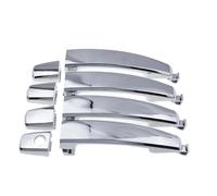 CMJAHU Convient for Chevrolet Captiva Sport Saturn Vue 2.4L 3.5L 3.6L 2008 2009 2010 2011 Poignée de porte extérieure chromée avant arrière gauche ou droite(4 Sides 1 hole)
