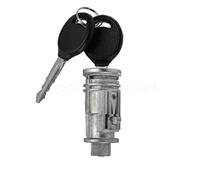 CMJAHU Convient for Dodge Caravan for Jeep Cherokee for Plymouth for Chrysler Voyager, interrupteur de cylindre de verrouillage d'allumage, clés 5003843AA 5003843AB