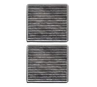 CMJAHU Convient for l'ancien Subaru Legacy Outback for Toyota Allio BB CALDINA ECHO ISIS IST RAV4 WILL YARIS 87139-12010 filtre à air d'habitacle de voiture(2 pcs)