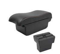 CMJAHU Convient for N-I-S-S-A-N Note e-power Console centrale dédiée accoudoir modifié boîte de rangement multifonction intérieur avec fournitures de voiture USB(A2 Black line NO USB)