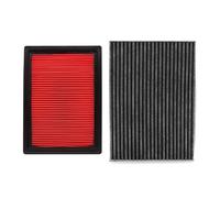 CMJAHU Convient for Nissan Rogue X-Trail T31 2.5L 2008 2009 2010 2011 2012 2013 Combo Set moteur filtre à air d'habitacle 16546-30P00 27277-EN000