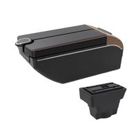 CMJAHU Convient for O-p-e-l Astra Accoudoir Astra J Console centrale de voiture Boîte de rangement USB multifonctionnelle Accessoires de modification intérieure Porte-gobelets(A2 Black line 7 usb)