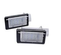 CMJAHU Convient for Renault Clio Espace Fluence Laguna Latitude Grand Modus Zoe Scenic for Dacia Car Styling 2x sans erreur LED feu de plaque d'immatriculation arrière