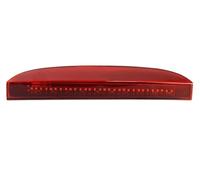 CMJAHU Convient for Renault Clio II MK2 1998-2005 Voiture Rouge Troisième Feu Stop Central Monté Haut Feu Stop Automatique Fumé Lentille ROUGE OEM:7700410753(1pcs LED Red Lens)