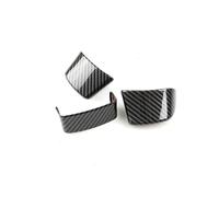 CMJAHU Garniture chromée for Volant de Voiture, Autocollant, Compatible avec VW Golf 5 MK5 Passat B6 Jetta Tiguan 2007-2011(Carbon Fibre)