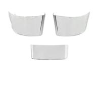 CMJAHU Garniture chromée for Volant de Voiture, Autocollant, Compatible avec VW Golf 5 MK5 Passat B6 Jetta Tiguan 2007-2011(Silver)