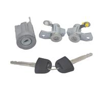 CMJAHU Jeu de clés de cylindre de serrure de porte gauche droite, interrupteur d'allumage adapté for HOLDEN ISUZU 02-10 RODEO DMAX D-MAX DENVER AL214 8973765610 8973765620(Lock Set)