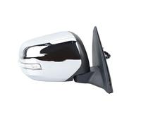 CMJAHU Rétroviseurs extérieurs chromés, chauffants et rabattables électriquement, compatibles avec Mitsubishi L200 Triton (2007-2014). Accessoires auto. Fixation : 9 broches.(1pc right)